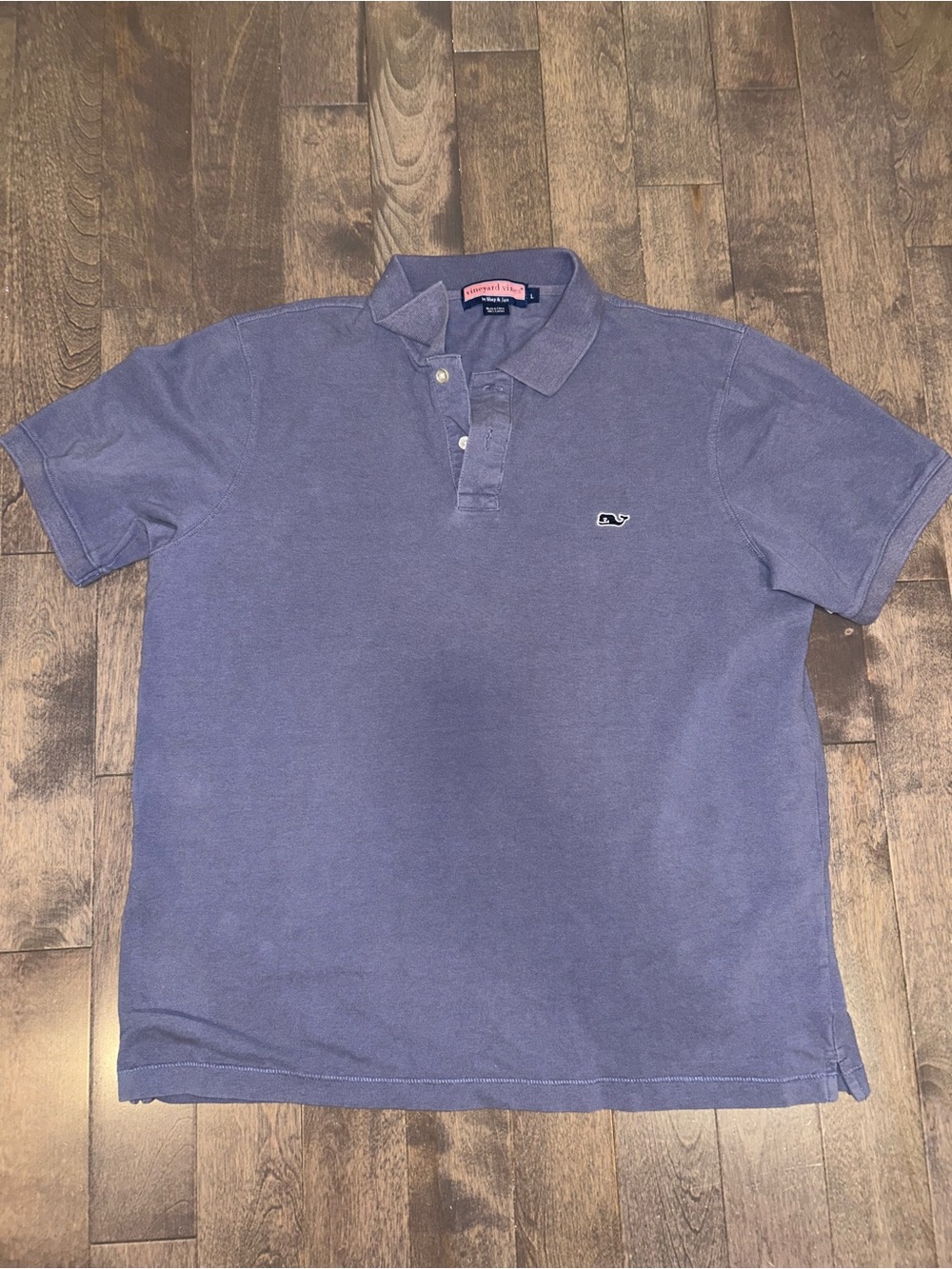 Vineyard Vines Men's Slate Blue Short-Sleeve Polo